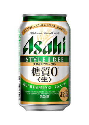 bia nhật asahi style free 4% lon 350m