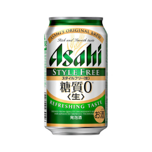 bia nhật asahi style free 4% lon 350m