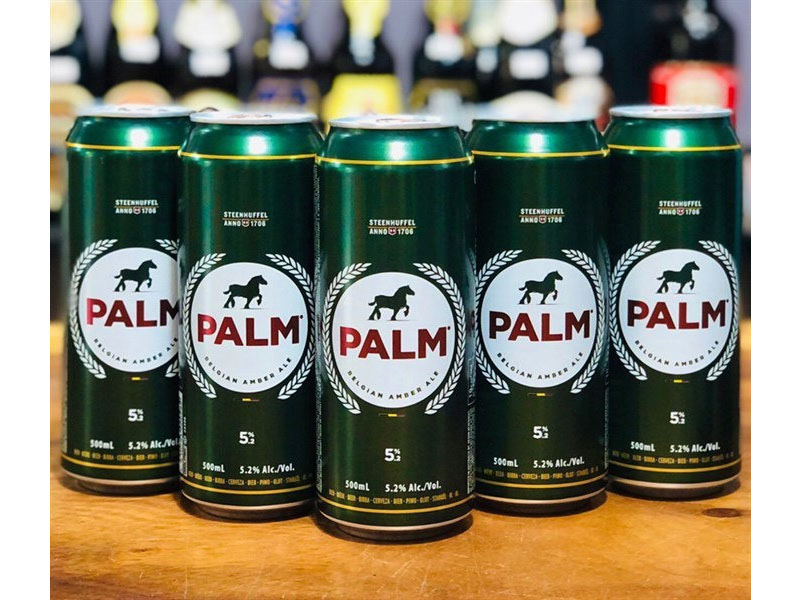 bia palm 5,2% lon 500ml