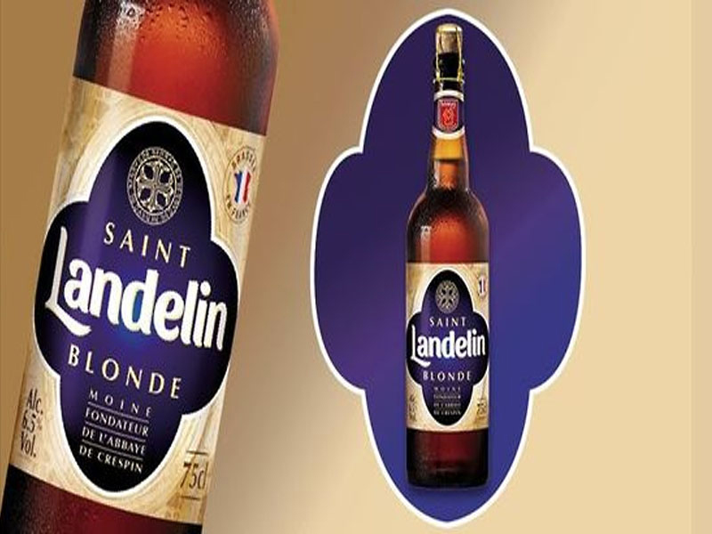 bia pháp saint landelin blonde 6.5% chai 750ml