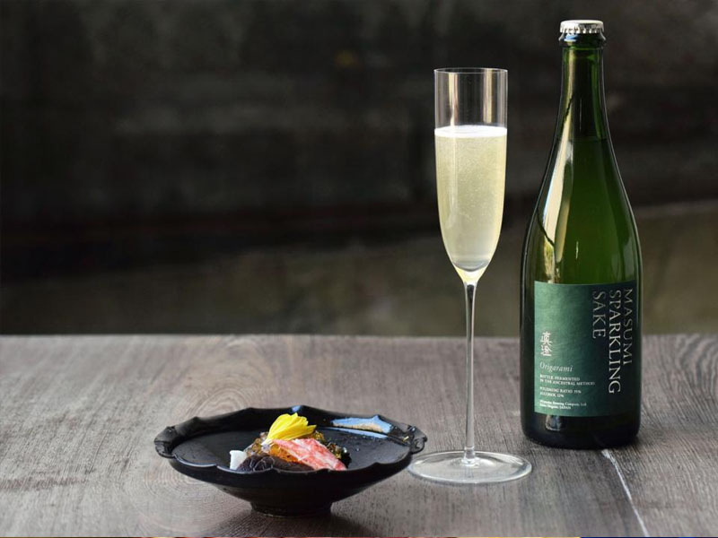 rượu sake nhật masumi sparkling origarami rượu sake nhật masumi sparkling origarami