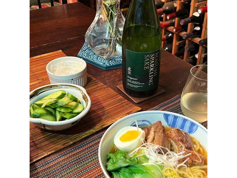 rượu sake nhật masumi sparkling origarami rượu sake nhật masumi sparkling origarami