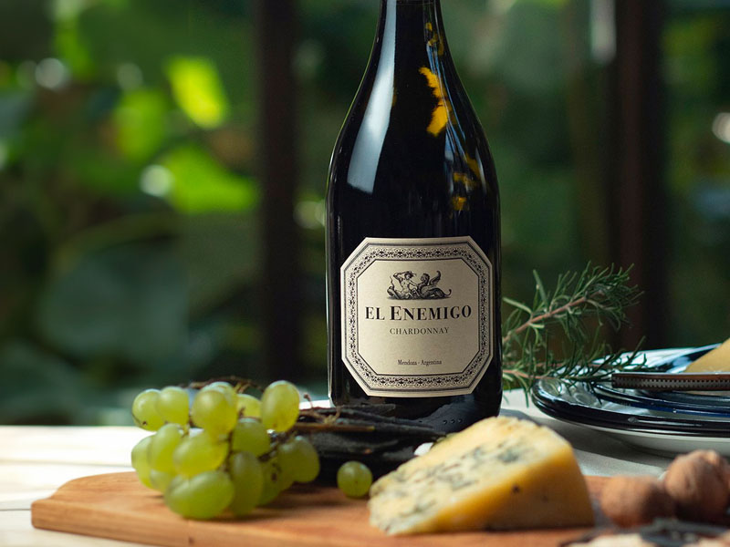 rượu vang el enemigo chardonnay