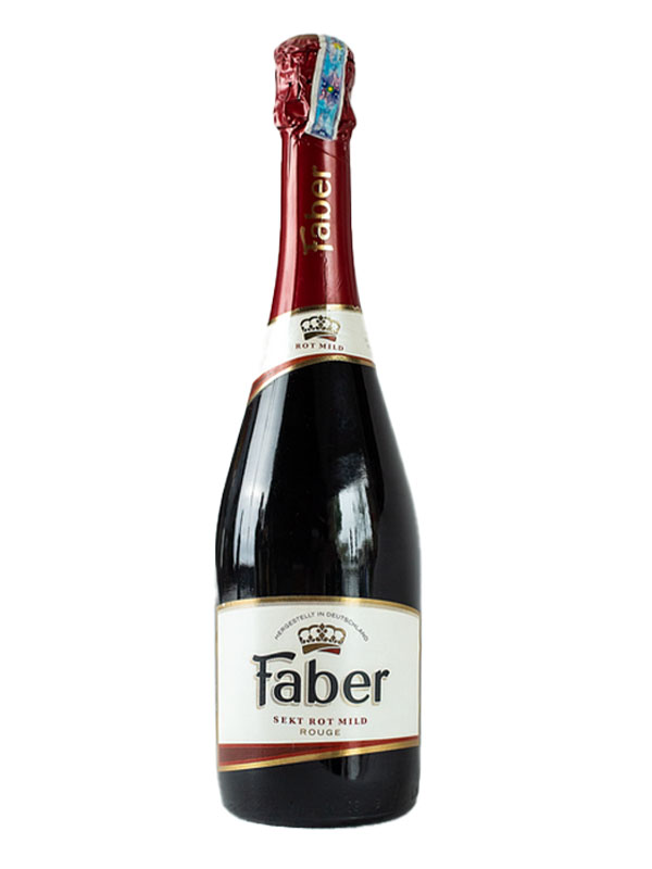 rượu vang faber sekt rot mild rouge đức