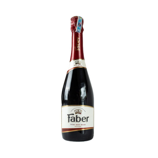 rượu vang faber sekt rot mild rouge đức