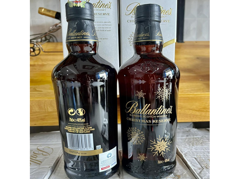 rượu whiskey ballantines christmas reserve rượu whiskey ballantines christmas reserve