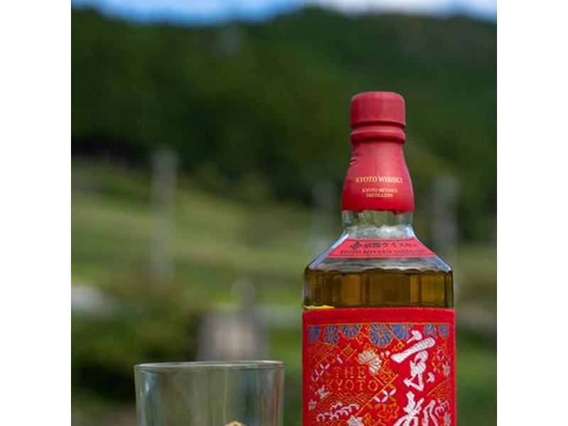 rượu whiskey kyoto nishijin ori aka- red