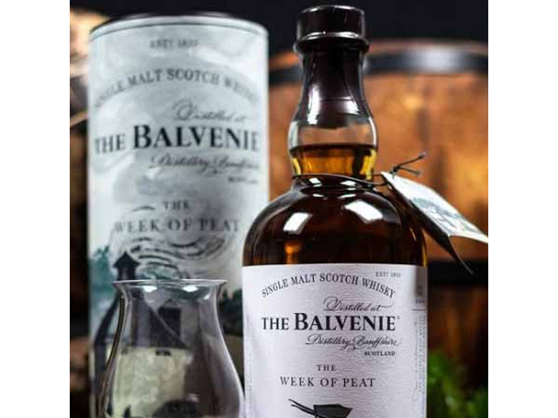 rượu whisky the balvenie week of peat 17 năm