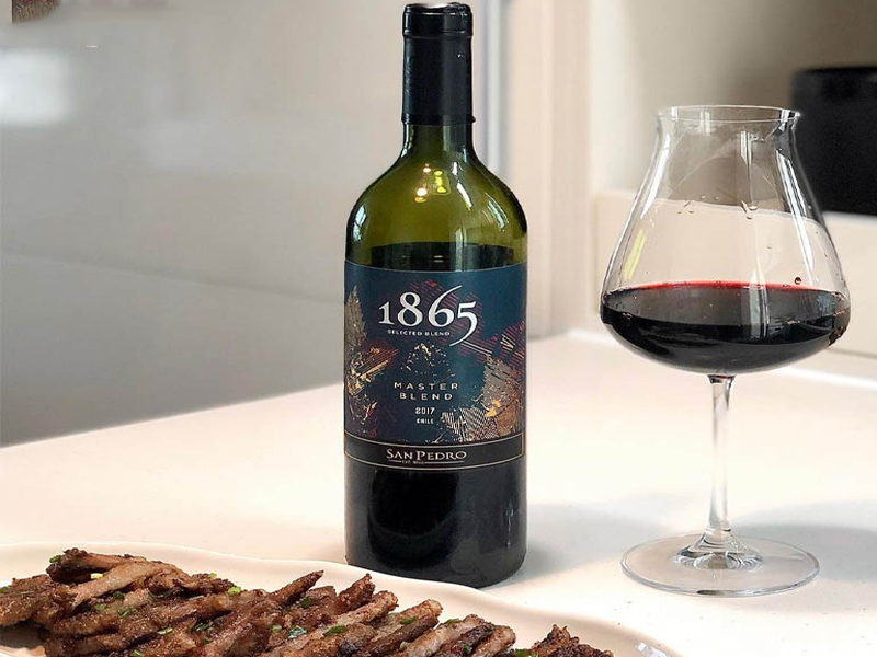 vang chile 1865 master blend