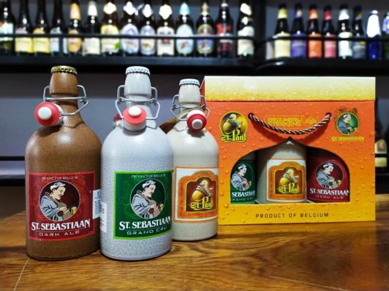 combo 5 chai bia sứ cao cấp 500ml combo 5 chai bia sứ cao cấp 500ml