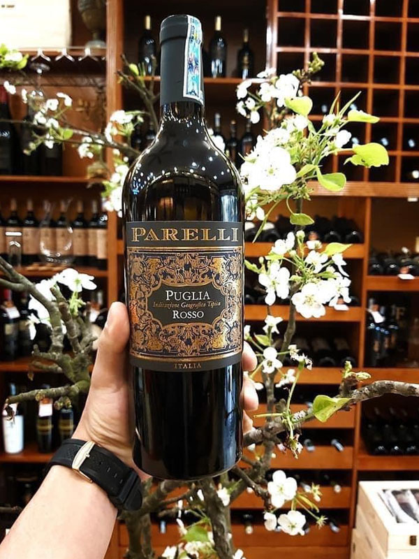 rượu vang parelli puglia rosso
