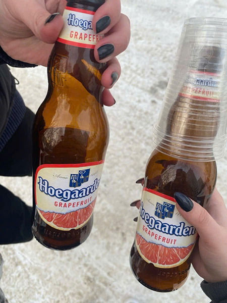 bia hoa quả hoegaarden: rosée, peach, mua chính hãng giá tốt
