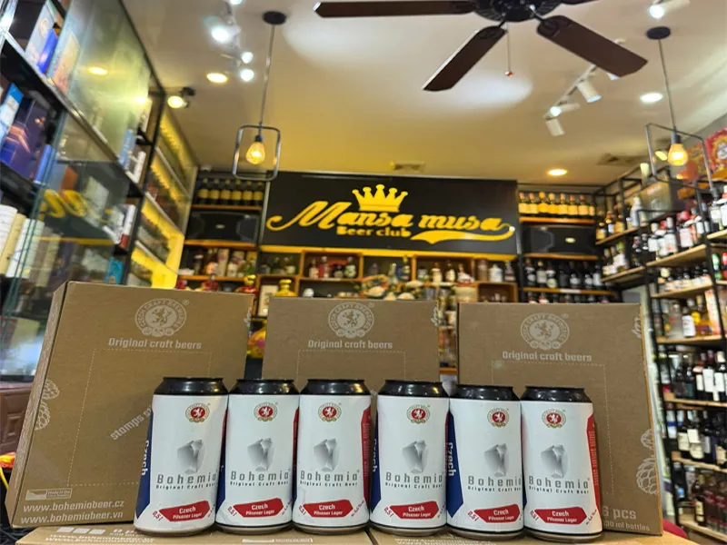 bia lon bohemia czech pilsener lager 4,4% – tiệp bia lon bohemia czech pilsener lager 4,4% – tiệp