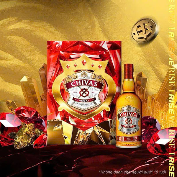 Hộp quà tết rượu chivas 2026: Sang trọng, ưu đãi, mua ở đâu