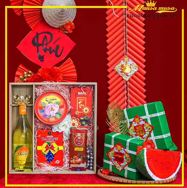 gói quà tết rượu vang: đẹp mắt, chuyên nghiệp từ a-z