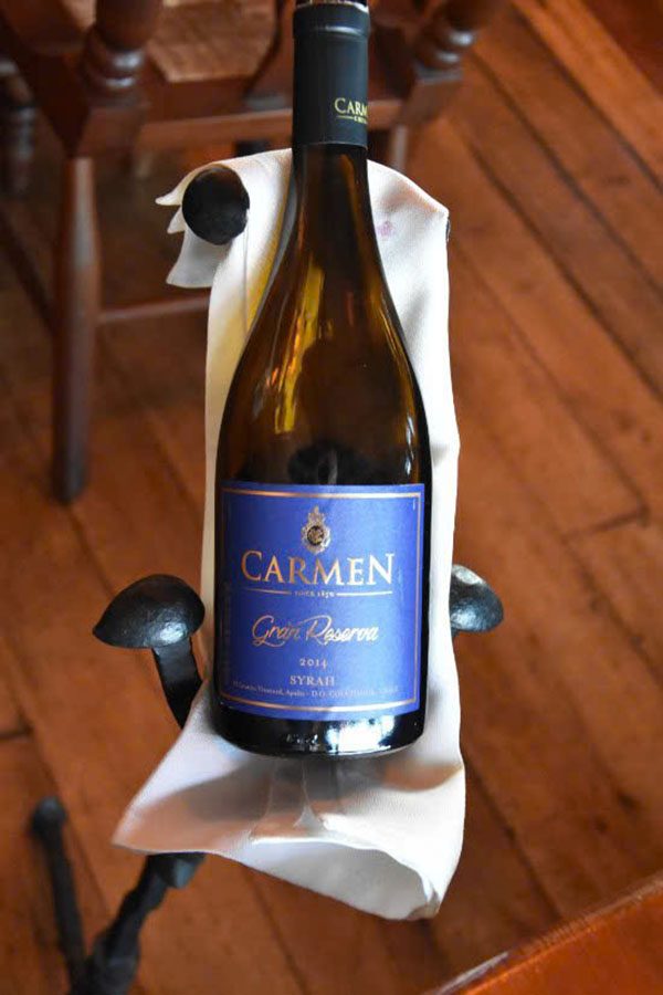 kết hợp món ăn hoàn hảo với carmen gran reserva syrah
