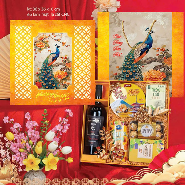 khuyến mãi rượu vang đóng quà tết sớm giá hời