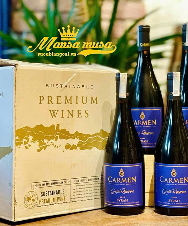 phân tích hương vị carmen gran reserva syrah: nốt thăng hoa