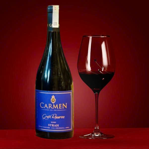 phân tích hương vị carmen gran reserva syrah: nốt thăng hoa