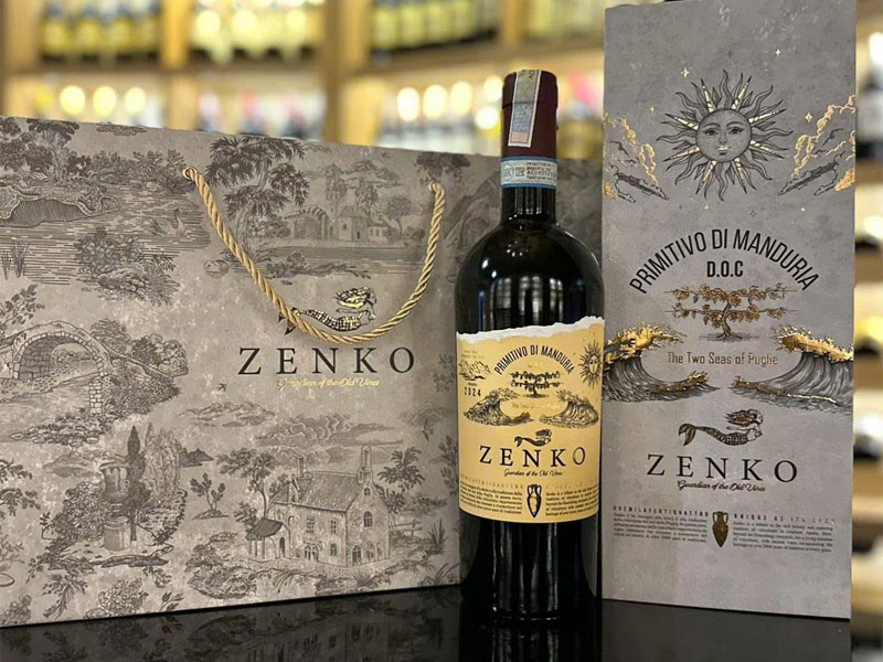 rượu vang zenko primitivo di manduria doc