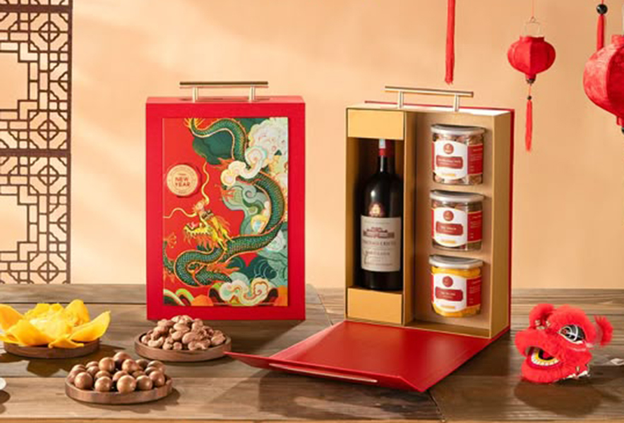 top giỏ quà tết rượu vang hợp túi tiền nhất năm bính ngọ