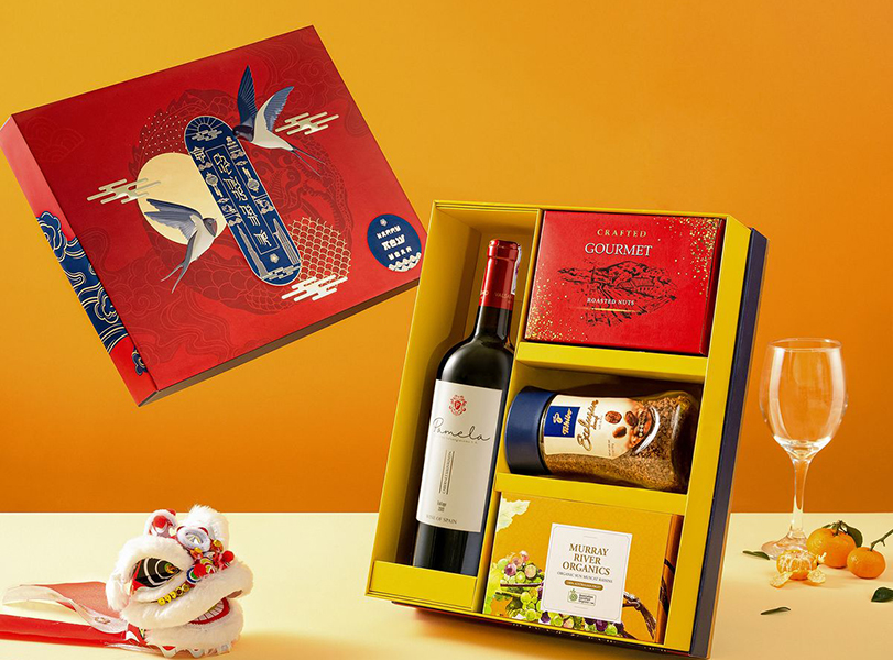 top hộp quà rượu vang đôi (2 chai) dưới 800k tại cầu giấy