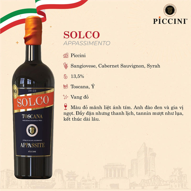 địa chỉ bán rượu vang piccini solco toscana uy tín giá tốt