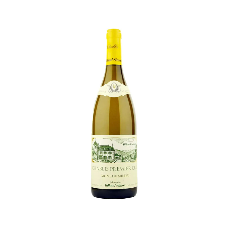 rượu vang billaud simon chablis premier cru mont de milieu
