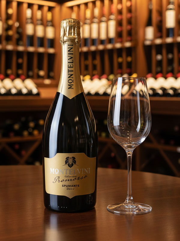montelvini collezione promosso, spumante dolce
