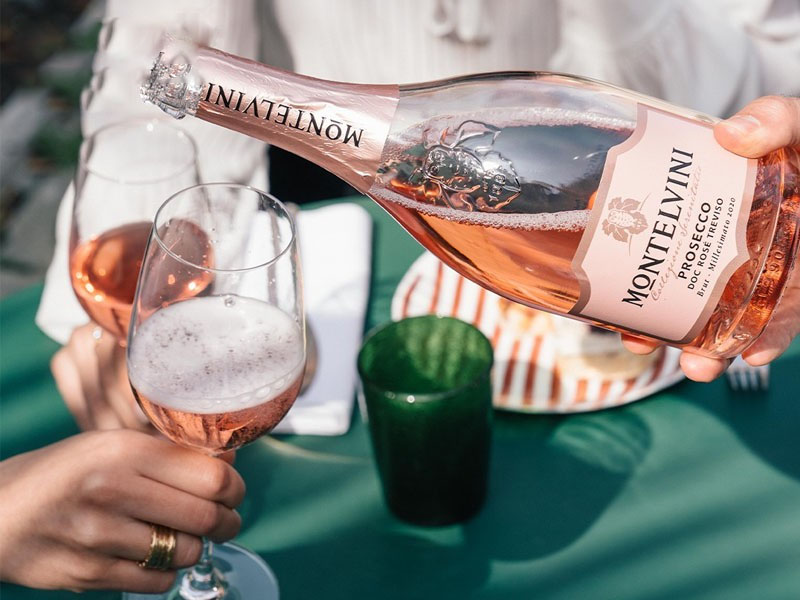 montelvini collezione promosso, spumante rosé, dolce