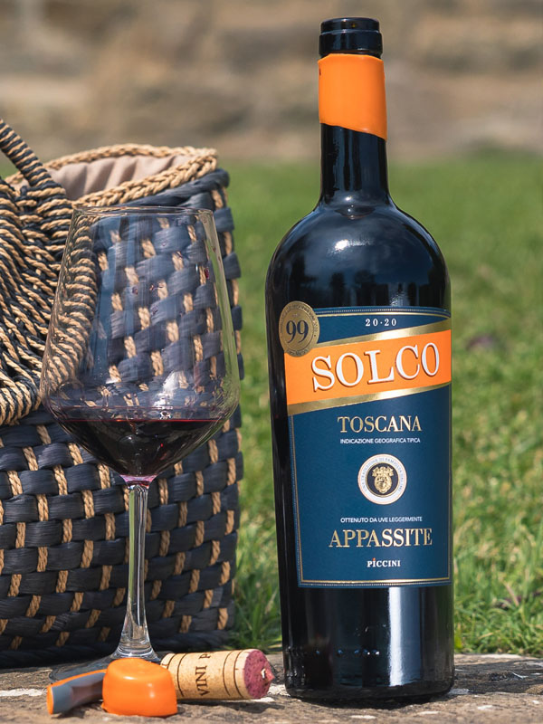 rượu vang ý piccini solco appassimento toscana