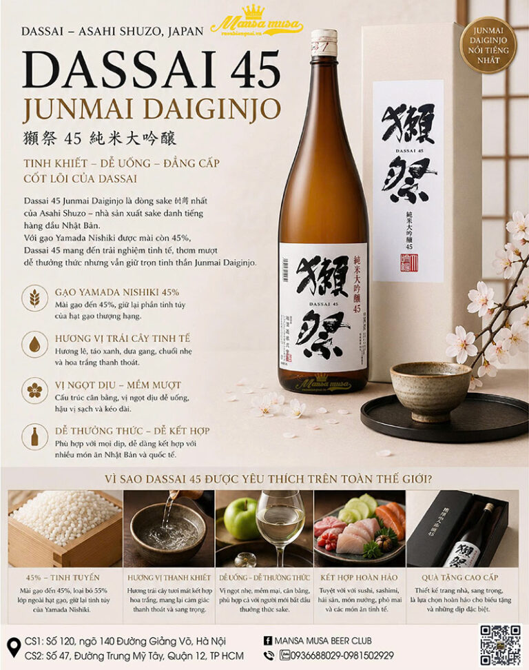 rượu sake biếu sếp: gợi ý 12 chai rượu cao cấp, sang trọng