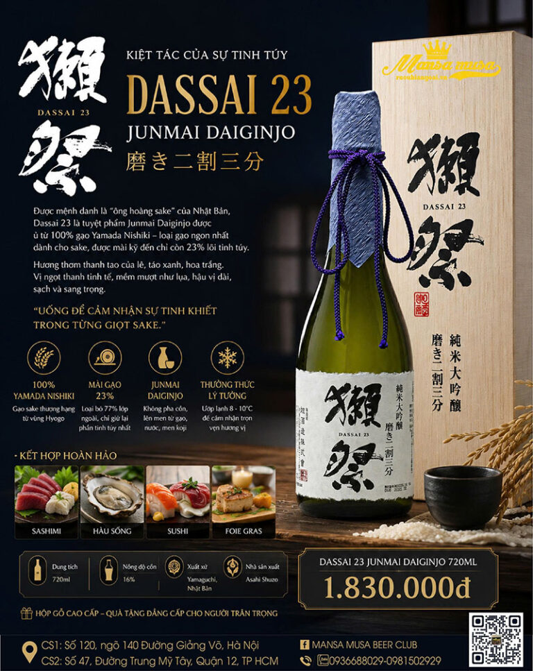 Rượu sake biếu sếp: Top những chai rượu đẳng cấp nhất