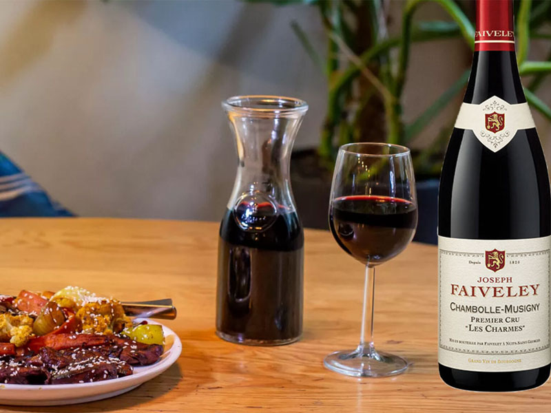 rượu vang joseph faiveley chambolle musigny premier cru les charmes