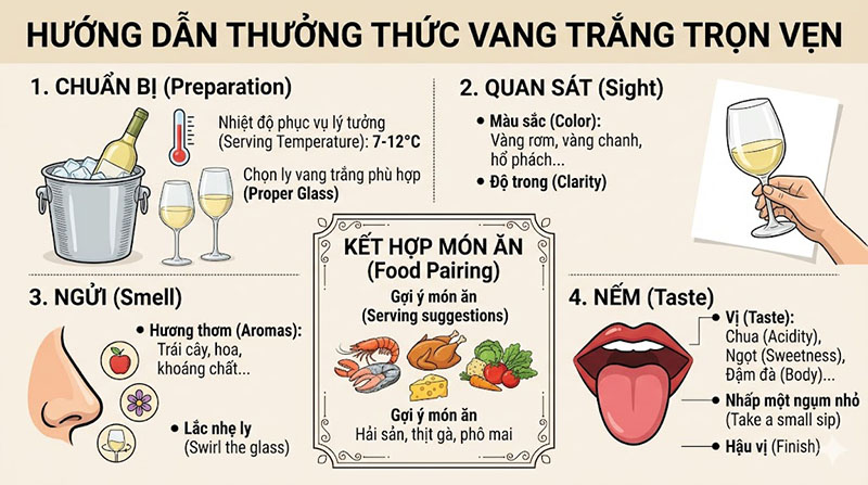 top 15 vang trắng ngon giá tốt, được ưa chuộng nhất 2026